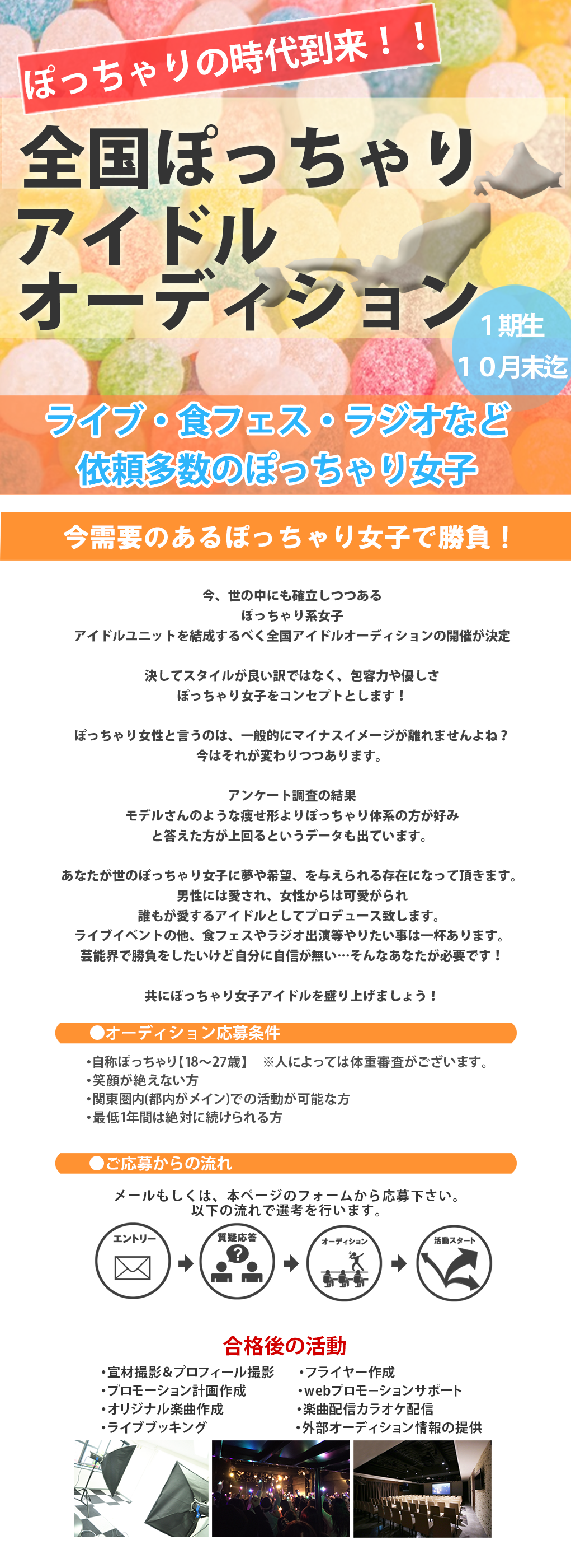 ぽっちゃり女子アイドル概要説明画像